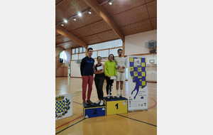 Héléa - finaliste en DM série Top A au tournoi de Dreux les 23/24 octobre 2021