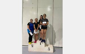 Andréa et Héléa - vainqueurs en DD série 2 au tournoi de Montigny les 6/7 novembre 2021