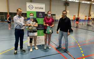 Dorine - finaliste en DD série 1 au tournoi de Maurecourt les 13/14 novembre 2021